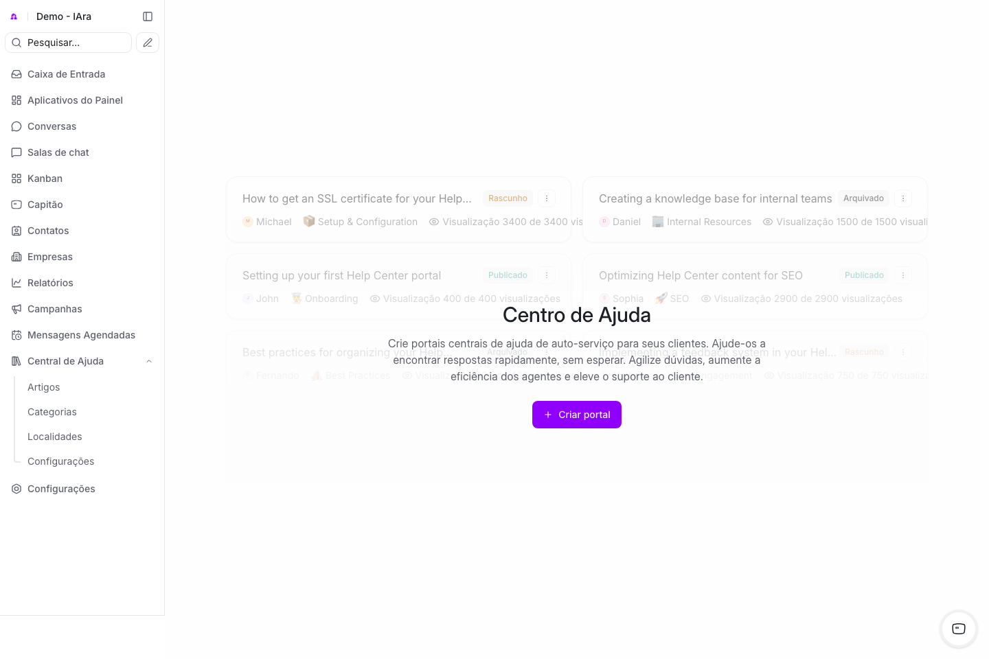 categorias da central.